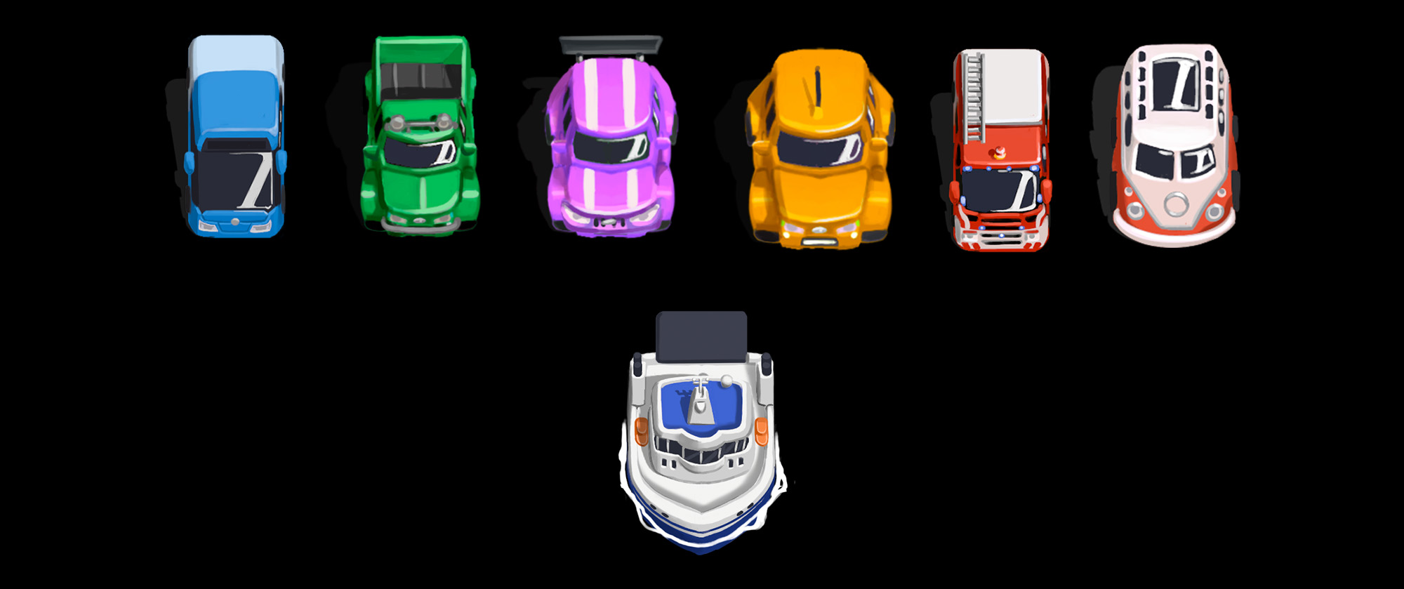 Hand drawn assets